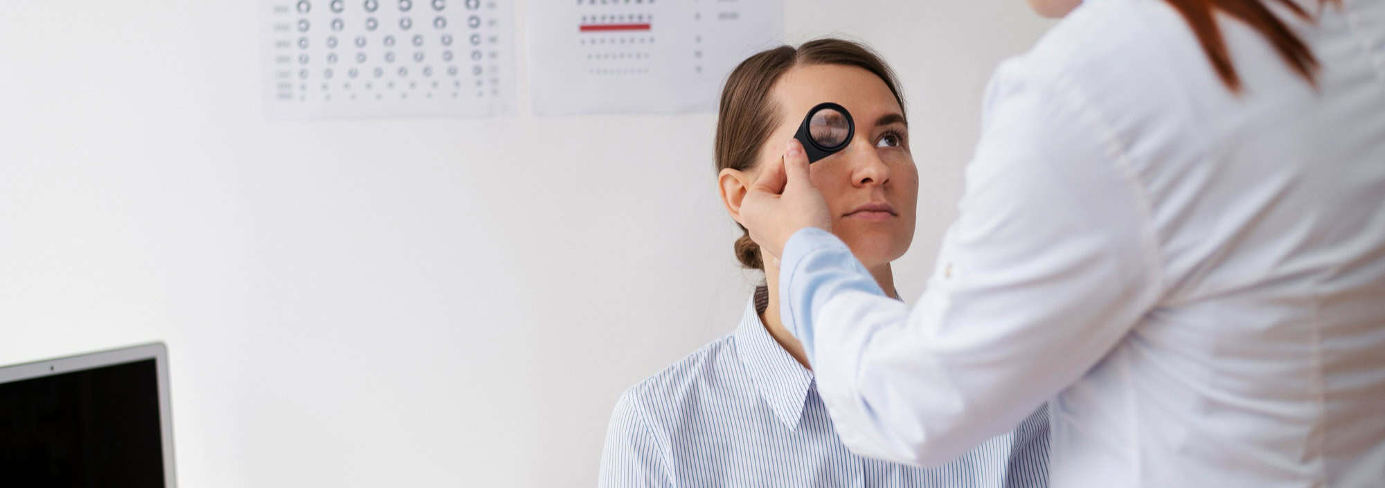 Concussion assessment being performed by a healthcare professional in Calgary.